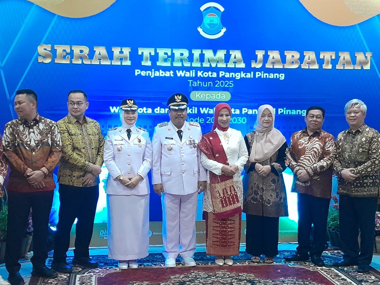 Malam Serah Terima Jabatan Wali Kota dan Wakil Wali Kota Pangkalpinang Kini Resmi Jalankan Amanah dan Aspirasi Masyarakat